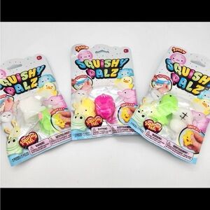 3 Packs Squishy Palz Fidget Toys